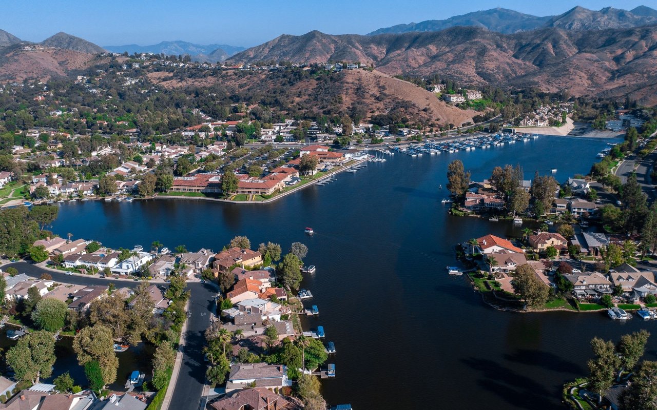 Calabasas Lake aerial